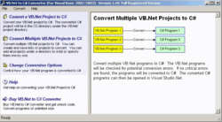 VB.Net to C# Converter screenshot