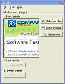 iTestBot screenshot