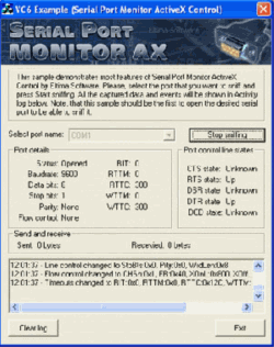Serail Port Monitor ActiveX ActiveX Product