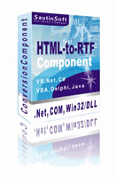 HTML-to-RTF Pro DLL .Net ActiveX Product