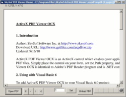 ActiveX PDF Viewer OCX ActiveX Product